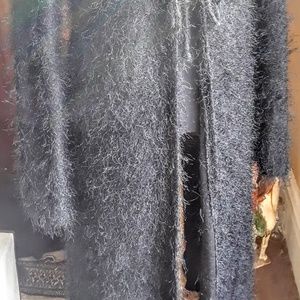 Candy Rain Jackets & Coats - Fringe black duster Candy Rain Jackets & Coats - Fringe black duster